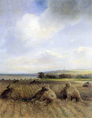 By the End of the Summer on Volga, 1873 | Alexey Savrasov