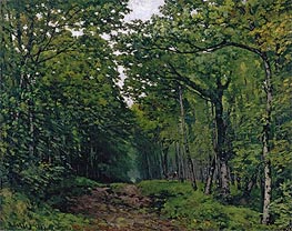 Alfred Sisley | Avenue of Chestnut Trees near La Celle-Saint-Cloud | Giclée Canvas Print