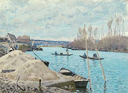 Sand Heaps | Alfred Sisley | Painting Reproduction