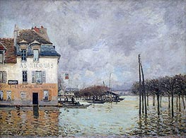 The Flood at Port-Marly, 1876 by Alfred Sisley | Canvas Print