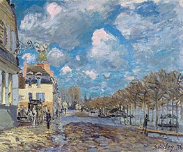 The Flood at Port-Marly | Alfred Sisley | Gemälde Reproduktion