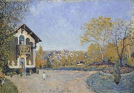 View of Marly-le-Roi from Coeur-Volant, 1876 by Alfred Sisley | Canvas Print
