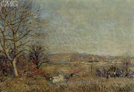 The Plain of Veneux, View of Sablons, 1884 by Alfred Sisley | Canvas Print
