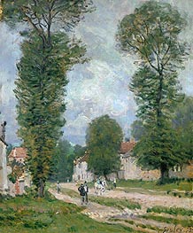 The Road to Versailles, 1875 by Alfred Sisley | Canvas Print