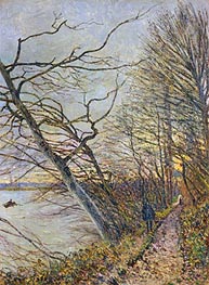 Le Bois des Roches, Veneux-Nadon, 1880 by Alfred Sisley | Canvas Print
