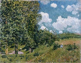The Road from Versailles to Saint-Germain | Alfred Sisley | Gemälde Reproduktion