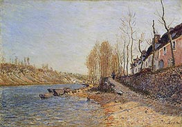 La Croix-Blanche at Saint-Mammès | Alfred Sisley | Gemälde Reproduktion