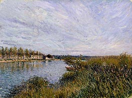View of St-Mammès, 1881 by Alfred Sisley | Canvas Print
