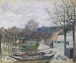 Alfred Sisley | The Flood at Port-Marly | Giclée Canvas Print