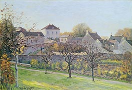 The Last Ray of Sun, 1873 by Alfred Sisley | Canvas Print