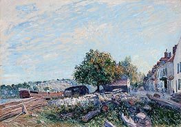 Saint Mammès - Morning | Alfred Sisley | Painting Reproduction