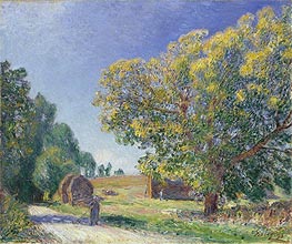 A Forest Clearing | Alfred Sisley | Painting Reproduction