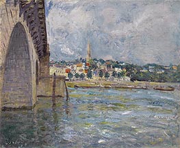 The Bridge of St. Cloud, 1877 by Alfred Sisley | Canvas Print