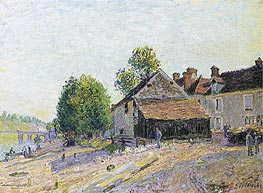 Landscape near Moret, 1884 by Alfred Sisley | Canvas Print