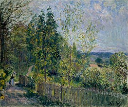 The Road in the Woods, 1879 by Alfred Sisley | Art Print