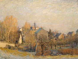 Frost in Louveciennes, 1873 | Alfred Sisley