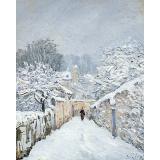 Snow at Louveciennes | Alfred Sisley