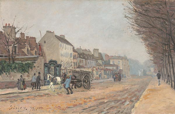 Boulevard Heloise, Argenteuil, 1872 | Alfred Sisley | Giclée Leinwand Kunstdruck