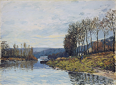 The Seine at Bougival, 1873 | Alfred Sisley