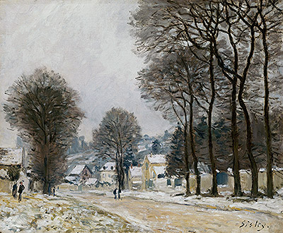 Snow at Louveciennes, c.1874 | Alfred Sisley | Giclée Canvas Print