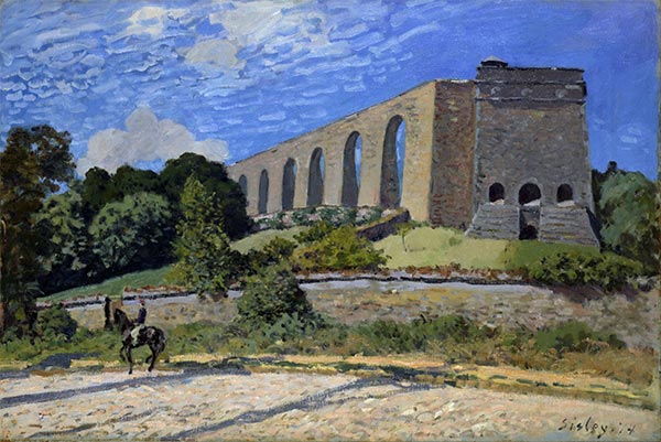 Aquädukt bei Marly, 1874 | Alfred Sisley | Giclée Leinwand Kunstdruck