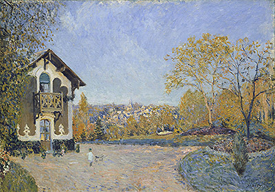 Blick auf Marly-le-Roi von Coeur-Volant, 1876 | Alfred Sisley