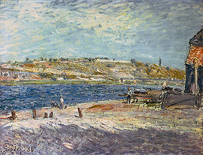 Flussufer in Saint-Mammes, 1884 | Alfred Sisley