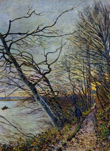 Le Bois des Roches, Veneux-Nadon, 1880 | Alfred Sisley