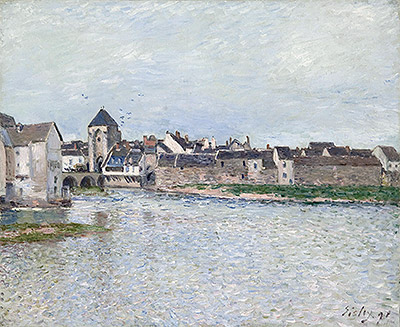 Brücke bei Moret-sur-Loing, 1891 | Alfred Sisley