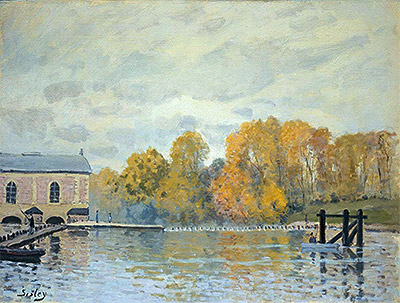 Waterworks at Marly, c.1876 | Alfred Sisley | Giclée Canvas Print