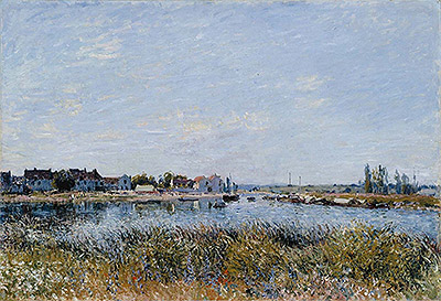 Saint-Mammès: Morning, 1881 | Alfred Sisley | Giclée Canvas Print