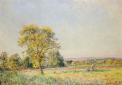 A Summer's Day, 1886 | Alfred Sisley | Giclée Leinwand Kunstdruck