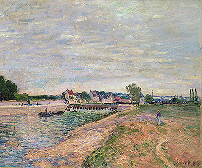 Saint-Mammès, 1885 | Alfred Sisley