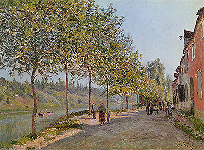Juni-Morgen in Saint-Mammès, 1884 | Alfred Sisley