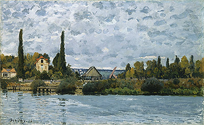 The Seine at Bougival, 1873 | Alfred Sisley