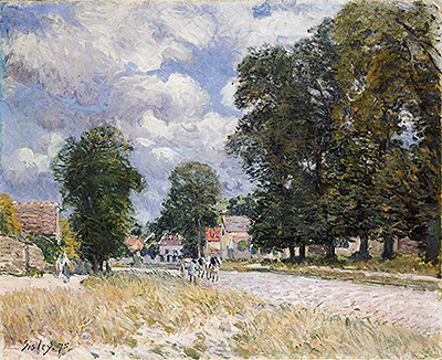 The Road to Marly-le-Roi, 1875 | Alfred Sisley | Giclée Canvas Print