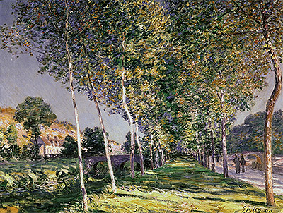 The Walk, 1890 | Alfred Sisley | Giclée Leinwand Kunstdruck