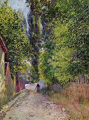 Landschaft bei Louveciennes, 1876 | Alfred Sisley