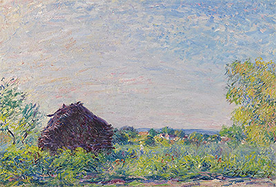The Haystack, 1877 | Alfred Sisley | Giclée Leinwand Kunstdruck