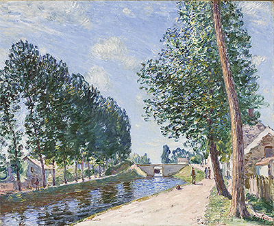 The Loing Canal at Moret, c.1892 | Alfred Sisley | Giclée Leinwand Kunstdruck