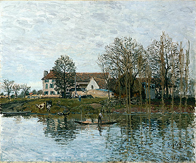 The Seine at Port-Marly, 1875 | Alfred Sisley | Giclée Canvas Print
