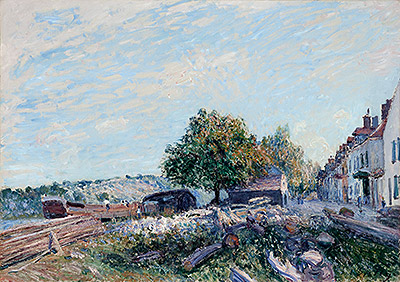 Saint Mammès - Morning, 1884 | Alfred Sisley | Giclée Leinwand Kunstdruck