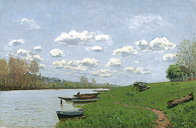 Alfred Sisley | The Seine at Argenteuil, c.1870 | Giclée Canvas Print