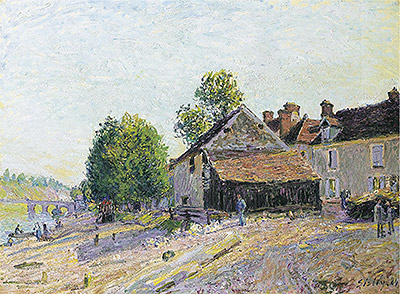 Landscape near Moret, 1884 | Alfred Sisley | Giclée Canvas Print