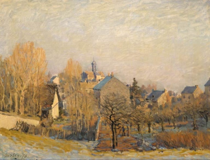 Frost in Louveciennes, 1873 | Alfred Sisley | Giclée Canvas Print