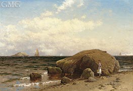 Alfred Thompson Bricher | Looking out to Sea, c.1885 | Giclée Canvas Print