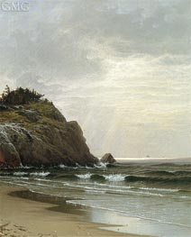 Alfred Thompson Bricher | Cloudy Day, 1871 | Giclée Canvas Print