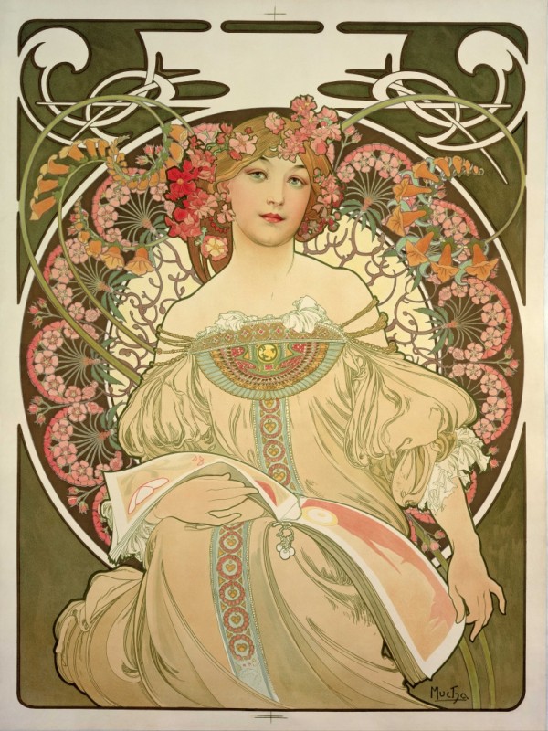 Reverie, 1898 | Alphonse Mucha | Giclée Paper Art Print