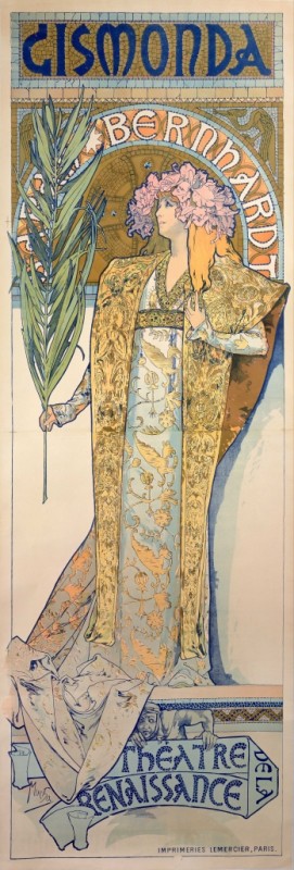 Gismonda, 1894 | Alphonse Mucha | Giclée Paper Art Print