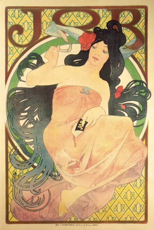 JOB, 1898 | Alphonse Mucha | Giclée Paper Art Print